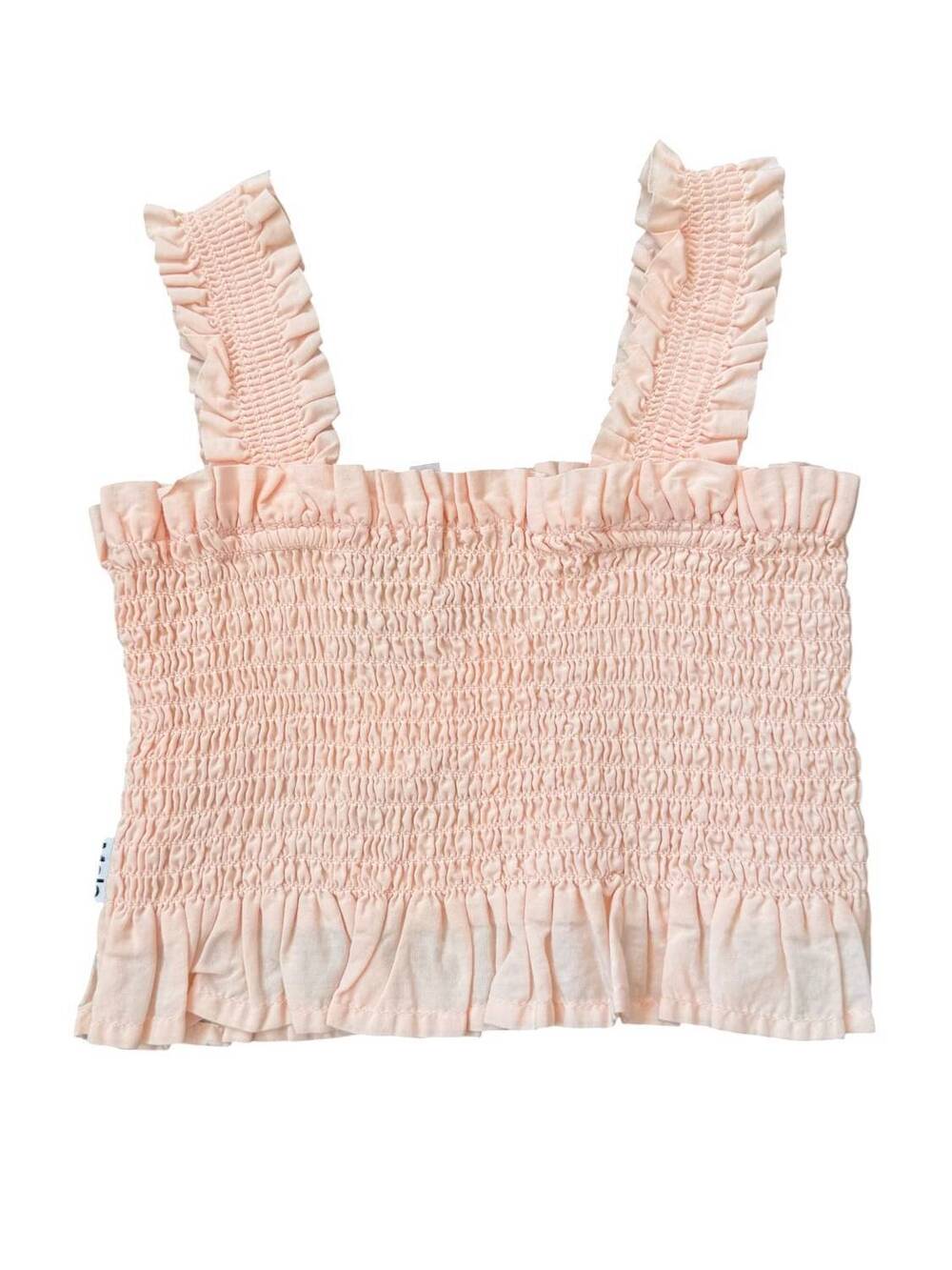 NEW MOLO girls rolfia smocked tank top in cloud pink